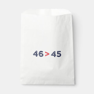 46 > 45 - Trump hat Biden gewonnen I Geschenktütchen