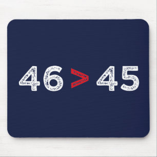 46 > 45 - Trump hat Biden gewonnen I Mousepad