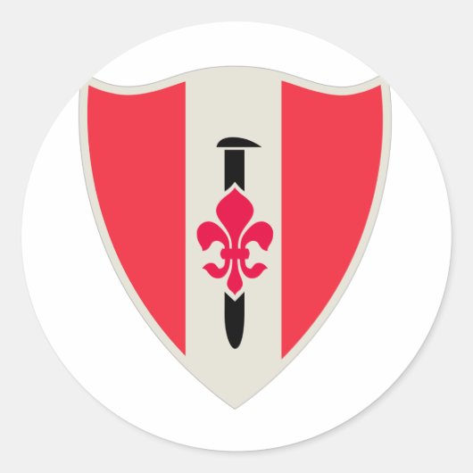 46. Armeeingenieur-Bataillon Runder Aufkleber (Vorderseite)