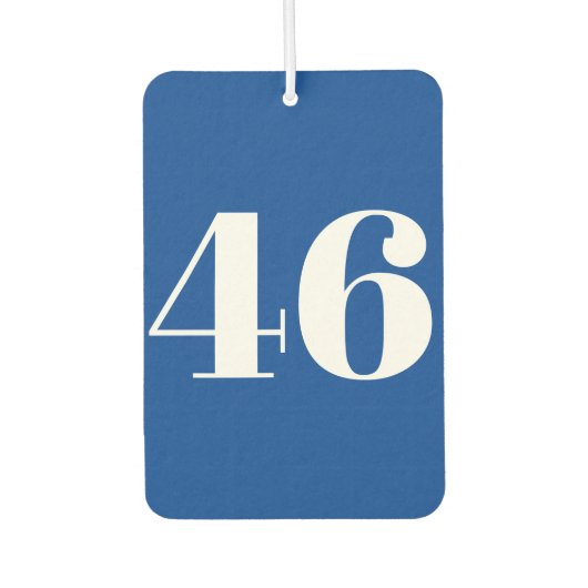 "46" Biden-Präsident, Biden Harris 2020, Wahl Autolufterfrischer (Vorderseite)