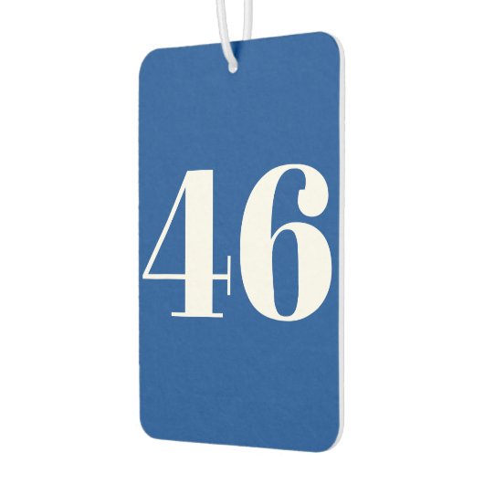 "46" Biden-Präsident, Biden Harris 2020, Wahl Autolufterfrischer (Links)