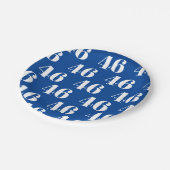 "46" Biden-Präsident, Biden Harris 2020, Wahl Pappteller (Schrägansicht)