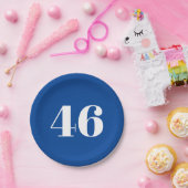 "46" Biden-Präsident, Biden Harris 2020, Wahl Pappteller (Party)