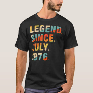 46. Geburtstag 46 Jahre alte Legende seit Juli 197 T-Shirt