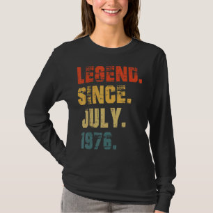 46. Geburtstag 46 Jahre alte Legende seit Juli 197 T-Shirt