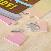 46. Geburtstag: Fun Cake and Candles + Individuell Puzzle (Seite)