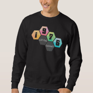46. Geburtstag Ladys Mens 46 Jahre 1976 11 Sweatshirt