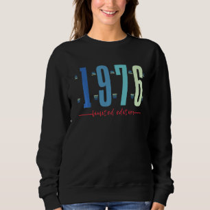 46. Geburtstag Ladys Mens 46 Jahre 1976 2 Sweatshirt