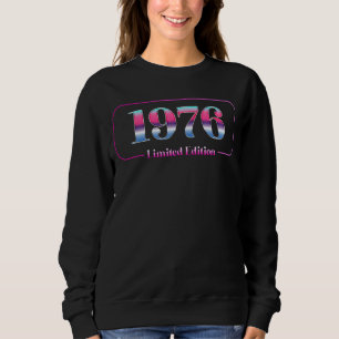 46. Geburtstag Ladys Mens 46 Jahre 1976 Sweatshirt