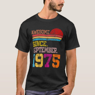 46. Geburtstag Phantastisch seit September 1975 46 T-Shirt