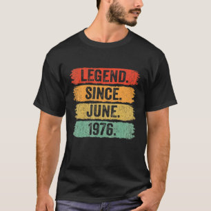 46. Geburtstag seit Juni 1976 46 Jahre alt T-Shirt