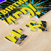 46. Geburtstag: Spaß, bunte feierliche Feuerwerke Puzzle (Seite)