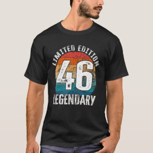 46. Geburtstag Vintager Legendarientag T-Shirt