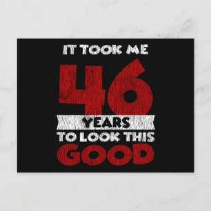 46. Geburtstag Zum 46. Geburtstag Nahm Mich Gut Au Postkarte