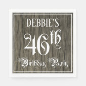 46. Geburtstagsparty - Extravagantes Drehbuch, Imi Serviette (Vorderseite)