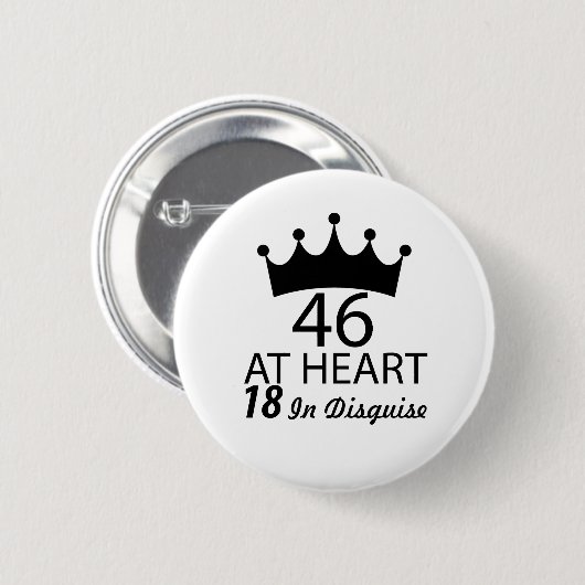 46 Herzstück Button (Vorne & Hinten)