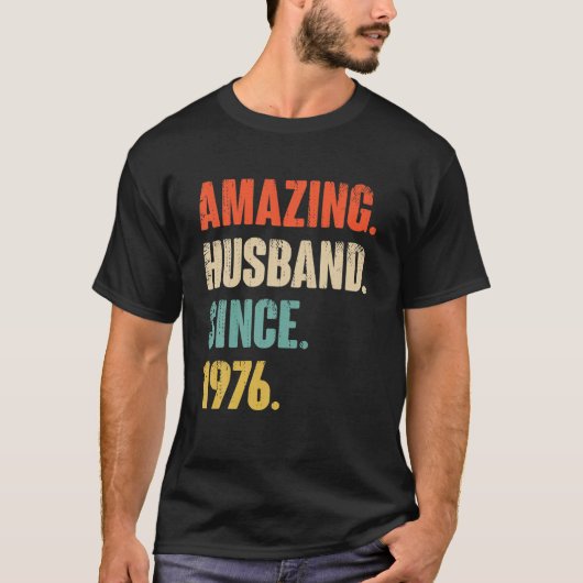 46 Hochzeit Jubiläum Geschenk Ihm - Phantastische T-Shirt (Vorderseite)