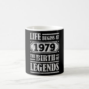 46 Jahre alt 1979 Geburt der Legende 46. Geburtsta Kaffeetasse