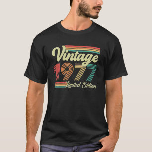 46 Jahre alt Vintag 1977 Geboren 1977 46. T-Shirt