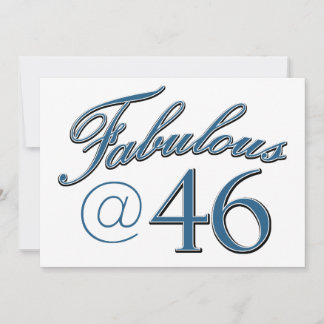 46 Jahre alte Geburtstagsdesigns