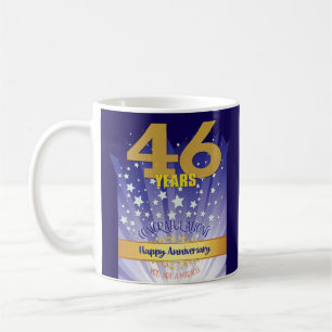 46 Jahre CUSTOM Recovery-Jubiläum Fett gedruckte Z Kaffeetasse