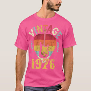 46 JahreAlt Vintag 1976 Plektrum 46. Geburtstag T-Shirt