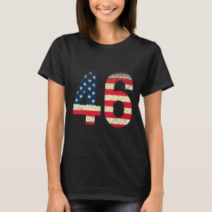 46 Joe Biden 46 wurde 2020 zur amerikanischen Flag T-Shirt
