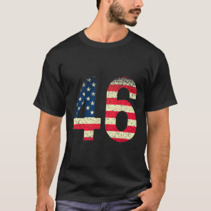 46 Joe Biden 46 wurde 2020 zur amerikanischen Flag T-Shirt