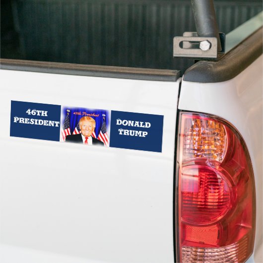 46. Präsident Donald Trump _ Autoaufkleber (Auf Lkw)
