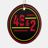 46 und 2 Evolutionen Keramik Ornament (Links)