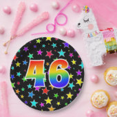 46. Veranstaltung: Bold, Fun, Colorful Rainbow 46 Pappteller (Party)