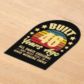 46 Years Ago All Parts Original 46th Birthday Acryleinladungen (Ablage )