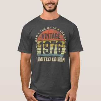 46 Years Old Vintage 1976 Limited Edition 46th T-Shirt