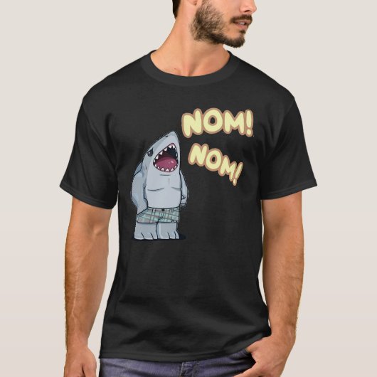 46nom nom King shark Essential T-Shirt (Vorderseite)