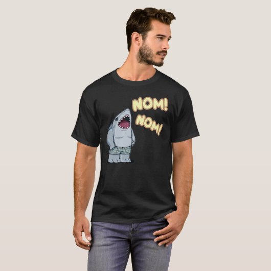 46nom nom King shark Essential T-Shirt (Vorne ganz)