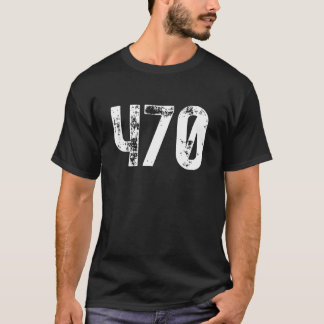 470 Area Code Atlanta GA Mobile Telefone Area Cod T-Shirt