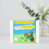 474 Schlechter Cartoon Postkarte (Stehend Vorderseite)