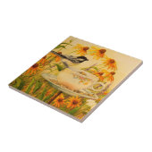 4773 Chickadee auf Teacup Fliese (Seite)
