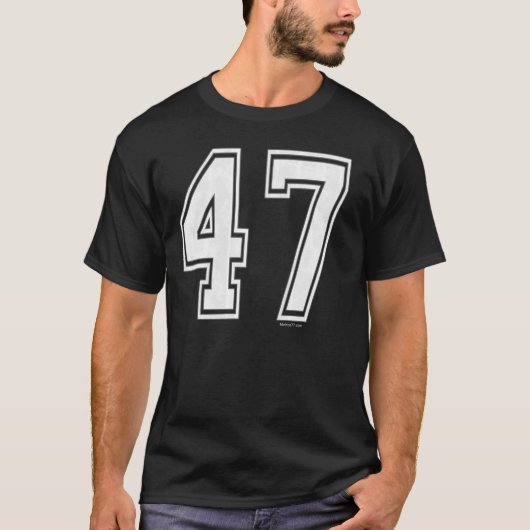 47 Custom Jersey T-Shirt (Vorderseite)