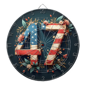 47 Donald Trump Dartscheibe
