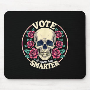 47 Frauen wählen Frauen sind klüger Vintager Schäd Mousepad