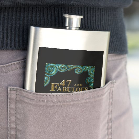 47. Geburtstag Flachmann (Beispiel)