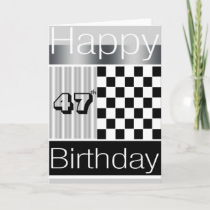47. Geburtstag Karte