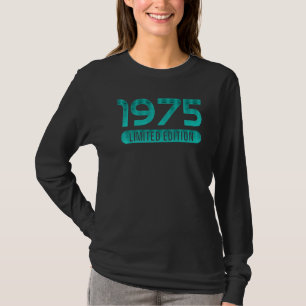 47. Geburtstag Ladys Mens 47 Jahre 1975 2 T-Shirt