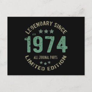 47. Geburtstag Legende 47. Geburtstag Postkarte