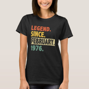 47. Geburtstag Phantastisch seit Februar 1976 47 J T-Shirt