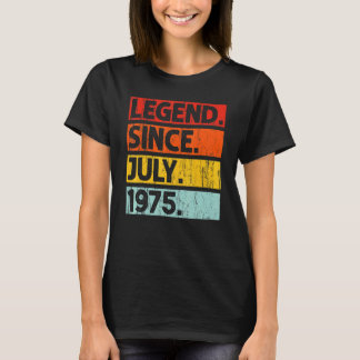 47. Geburtstag seit Juli 1975 47 Jahre alt T-Shirt