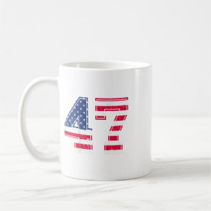 47 Geburtstags-Shirt USA-Flagge Sportsteam-Trikot Kaffeetasse