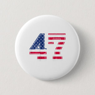 47 Geburtstags-Shirt Usa-Flagge Sportteam-Trikot C Button