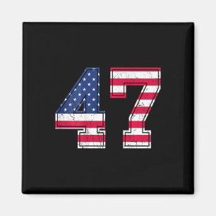 47 Geburtstags-Shirt Usa-Flagge Sportteam-Trikot C Magnet